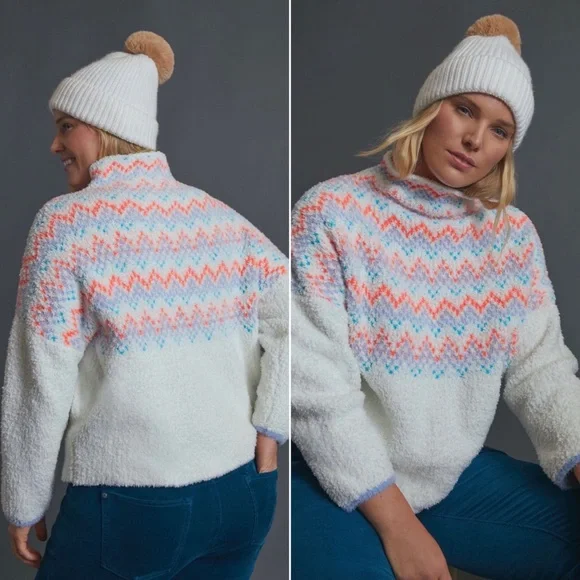 SOLD || Pilcro & The Letterpress Sweater 1X - Picture 7 of 9